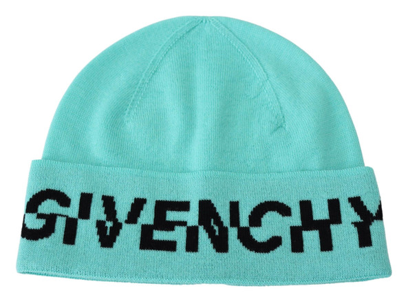Green Wool Beanie Unisex Logo Hat Green Wool Beanie Unisex Logo Hat