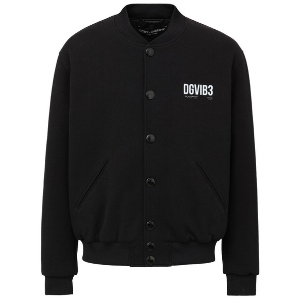 Dolce & Gabbana Black Viscose Jackets & Coat Dolce & Gabbana Black Viscose Jackets & Coat