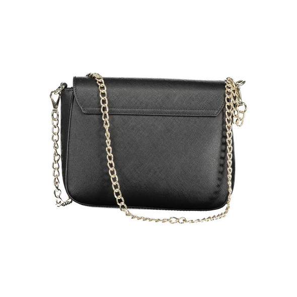Mario Valentino Black Polyethylene Handbag VA-12051 Mario Valentino Black Polyethylene Handbag VA-12051