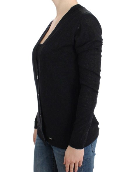 Gray wool alpaca cardigan Gray wool alpaca cardigan