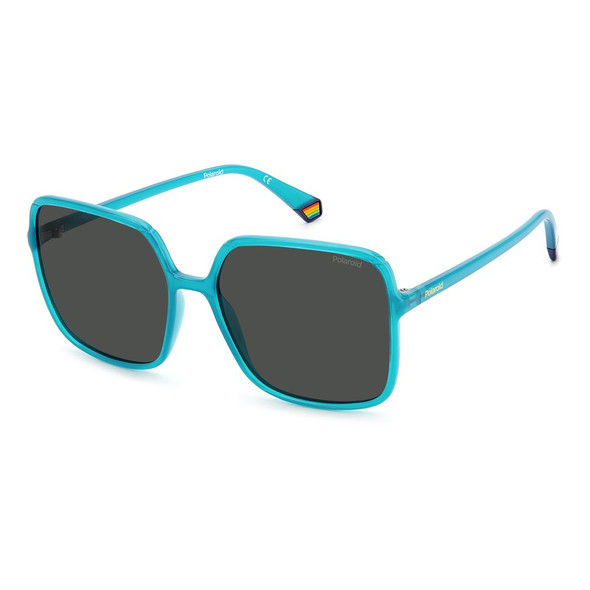 Blue Plastic Sunglasses POPLD6128SMVUM9AC Blue Plastic Sunglasses POPLD6128SMVUM9AC