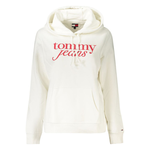 White Cotton Women's Hooded Sweater White Cotton Women's Hooded Sweater