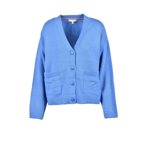 Blue Cotton Cardigan TO16582800132RO Blue Cotton Cardigan TO16582800132RO