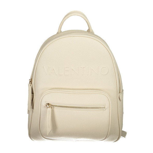 Beige Polyethylene Backpack Beige Polyethylene Backpack