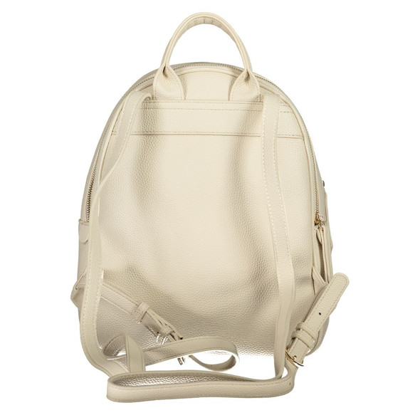 Beige Polyethylene Backpack Beige Polyethylene Backpack