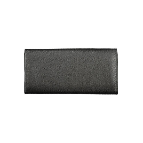 Mario Valentino Black Polyethylene Wallet VA-36191 Mario Valentino Black Polyethylene Wallet VA-36191