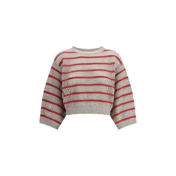 Brunello Cucinelli Sweater in perforated knit Brunello Cucinelli Sweater in perforated knit