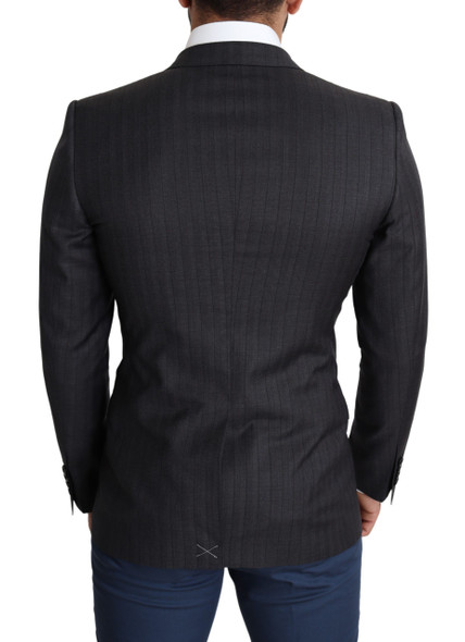 Black Wool Single Breasted Coat MARTINI Blazer Black Wool Single Breasted Coat MARTINI Blazer