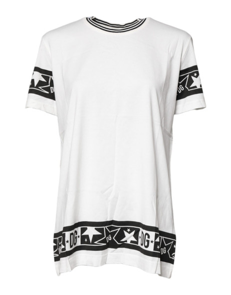 Dolce & Gabbana White #DGMillennials Cotton Crewneck T-shirt Dolce & Gabbana White #DGMillennials Cotton Crewneck T-shirt