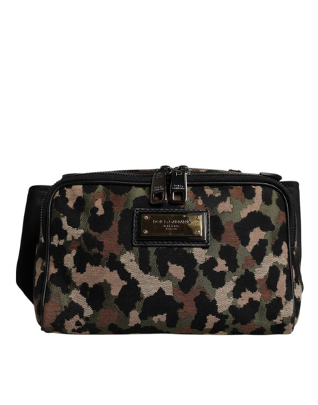 Dolce & Gabbana Multicolor Leopard DG Logo Belt Waist Fanny Pack Bag BAG4317 Dolce & Gabbana Multicolor Leopard DG Logo Belt Waist Fanny Pack Bag BAG4317