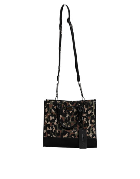 Multicolor Leopard Shopping Tote Shoulder Bag Multicolor Leopard Shopping Tote Shoulder Bag