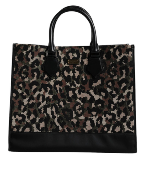 Multicolor Leopard Shopping Tote Shoulder Bag BAG4370 Multicolor Leopard Shopping Tote Shoulder Bag BAG4370
