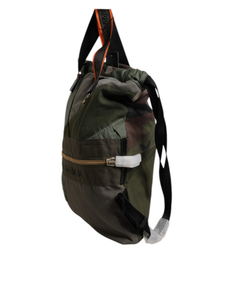 Military Green Patchwork Rucksack Backpack Bag BAG4403 Military Green Patchwork Rucksack Backpack Bag BAG4403
