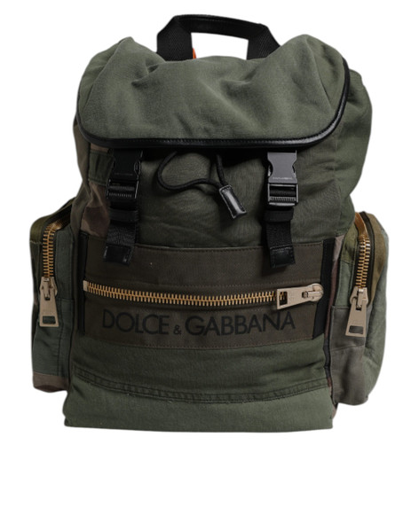 Military Green Patchwork Travel Backpack Bag BAG4450 Military Green Patchwork Travel Backpack Bag BAG4450