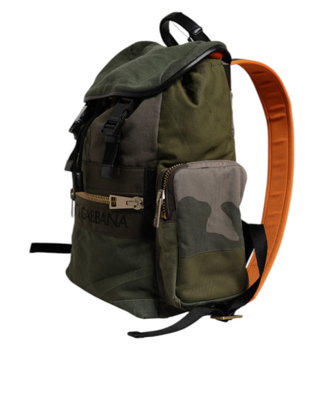 Military Green Patchwork Travel Backpack Bag BAG4454 Military Green Patchwork Travel Backpack Bag BAG4454