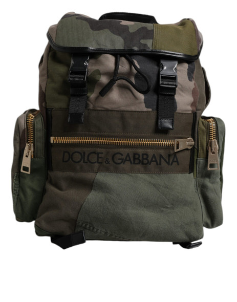 Military Green Patchwork Travel Backpack Bag BAG4457 Military Green Patchwork Travel Backpack Bag BAG4457