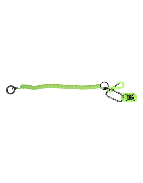 Green Springy Key Holder DG Logo Men's Keychain Keyring Green Springy Key Holder DG Logo Men's Keychain Keyring