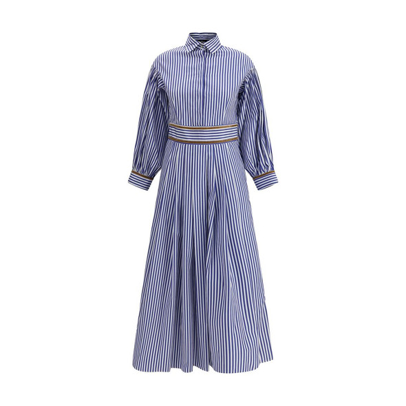 Ella Striped chemisier Dress ELPDR299COLINENVL452BB Ella Striped chemisier Dress ELPDR299COLINENVL452BB
