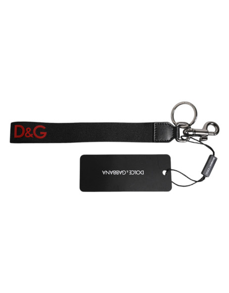 Black Logo Nylon Silver Brass Men Holder Keychain Keyring SMY10698# Black Logo Nylon Silver Brass Men Holder Keychain Keyring SMY10698#