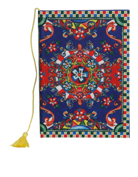 Multicolor Polyester Carretto Siciliano Print Notebook Multicolor Polyester Carretto Siciliano Print Notebook
