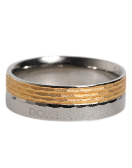 Gold Silver Tone Real Brass DG Logo Ring SMY10628 Gold Silver Tone Real Brass DG Logo Ring SMY10628