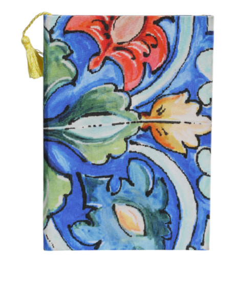Multicolor Polyester Floral Siciliano Print Notebook Multicolor Polyester Floral Siciliano Print Notebook
