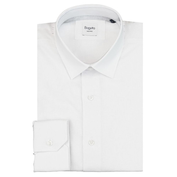 White Linen Men Shirt BA-15221 White Linen Men Shirt BA-15221