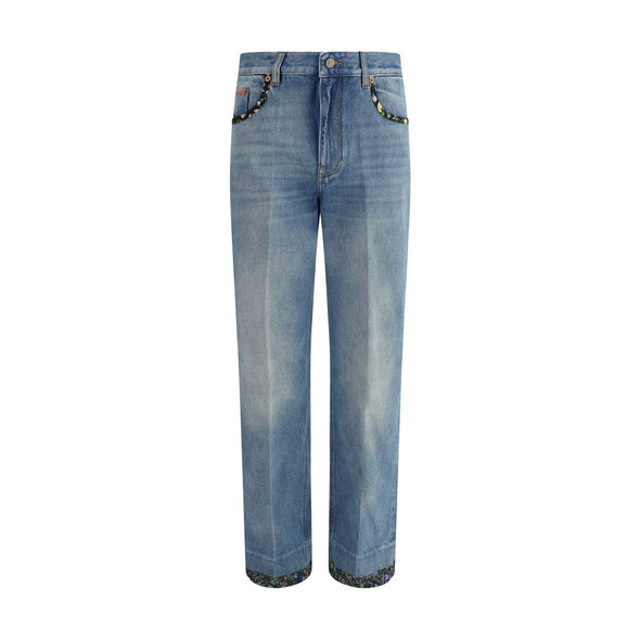 Jeans with floral details Jeans with floral details