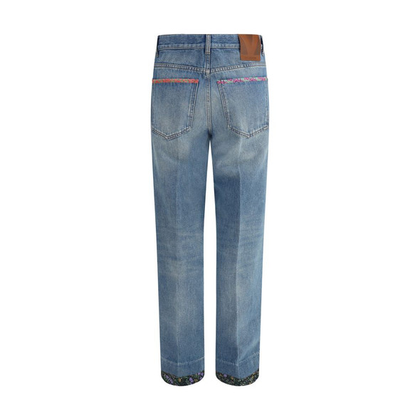 Jeans with floral details Jeans with floral details