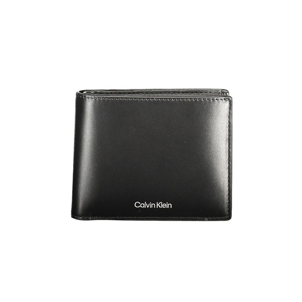 Black Leather Men Wallet CA-36290 Black Leather Men Wallet CA-36290
