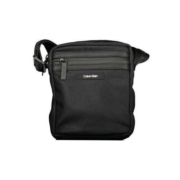 Calvin Klein Black Polyester Men Shoulder Bag CA-36293 Calvin Klein Black Polyester Men Shoulder Bag CA-36293
