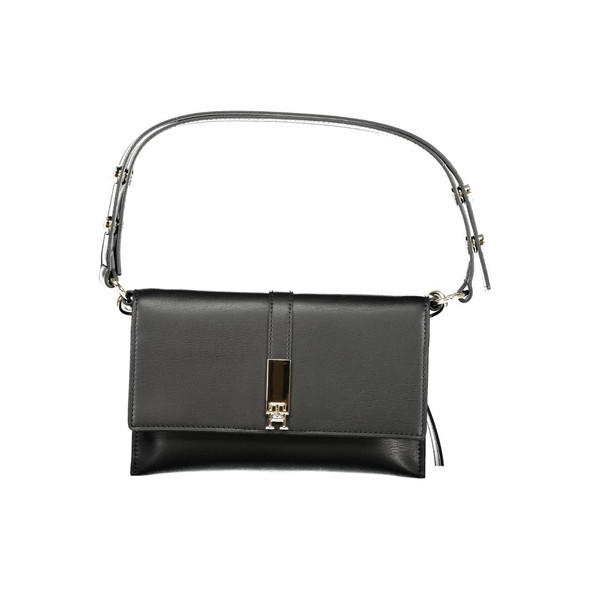 Black Polyethylene Women Handbag TO-36362 Black Polyethylene Women Handbag TO-36362