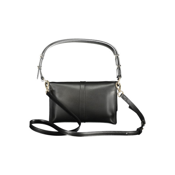 Black Polyethylene Women Handbag TO-36362 Black Polyethylene Women Handbag TO-36362