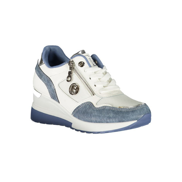 Blue Synthetic Women Sneaker Blue Synthetic Women Sneaker