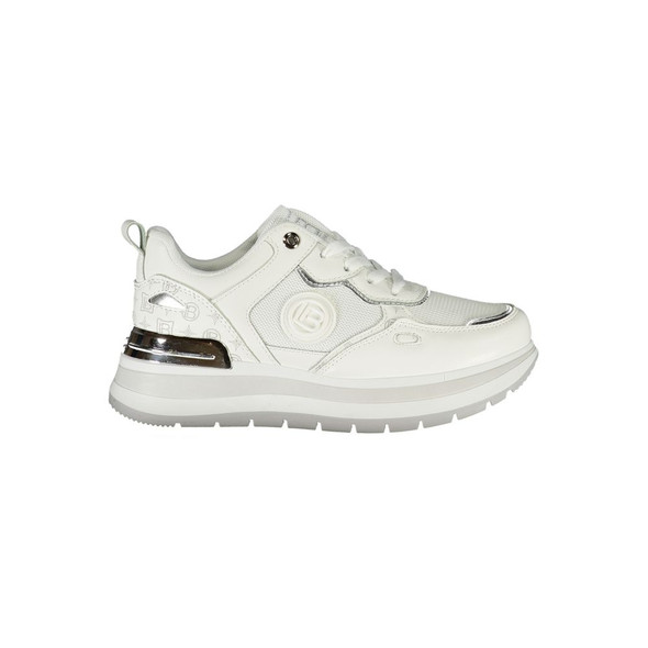 White Polyester Women Sneaker LA-36507 White Polyester Women Sneaker LA-36507