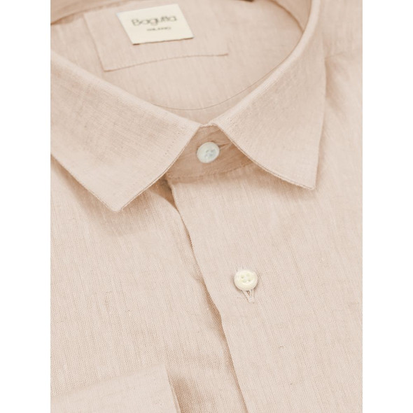 Beige Linen Men Shirt Beige Linen Men Shirt
