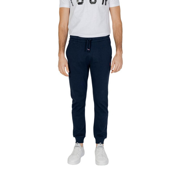 U.S. POLO ASSN. Blue Cotton Joggers Workout Pant U.S. POLO ASSN. Blue Cotton Joggers Workout Pant