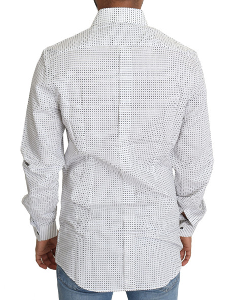 Black White Polka Dots Dress Shirt Black White Polka Dots Dress Shirt