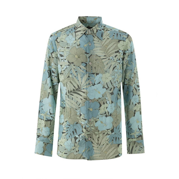 Blue Lyocell Shirt TO-921820051436 Blue Lyocell Shirt TO-921820051436
