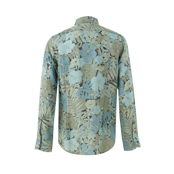 Blue Lyocell Shirt TO-921820051436 Blue Lyocell Shirt TO-921820051436