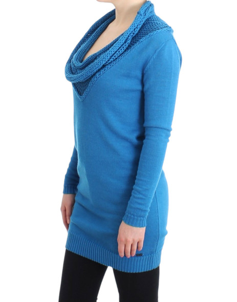 Costume National Blue scoopneck sweater Costume National Blue scoopneck sweater