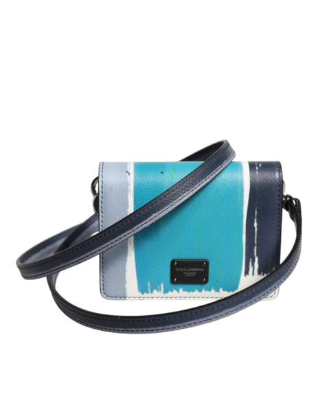 Dolce & Gabbana Multicolor Leather DG Logo Bifold Card Holder Wallet Dolce & Gabbana Multicolor Leather DG Logo Bifold Card Holder Wallet