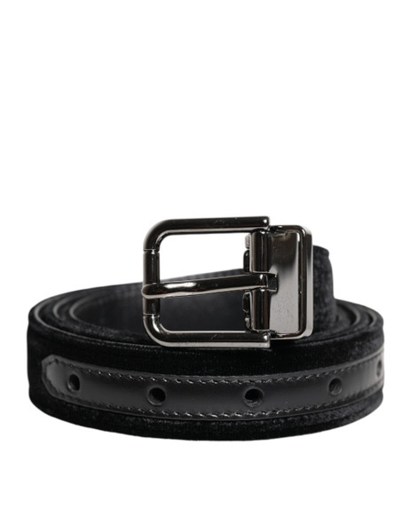 Dolce & Gabbana Black Leather Metal Buckle Classic Belt BEL9297 Dolce & Gabbana Black Leather Metal Buckle Classic Belt BEL9297