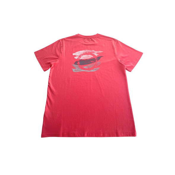 Trussardi Beachwear Red Cotton Men T-Shirt Trussardi Beachwear Red Cotton Men T-Shirt