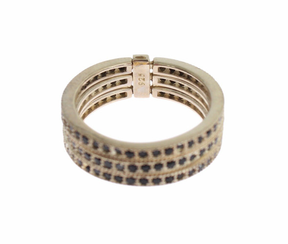 Black CZ 925 Sterling Silver Womens Ring Black CZ 925 Sterling Silver Womens Ring