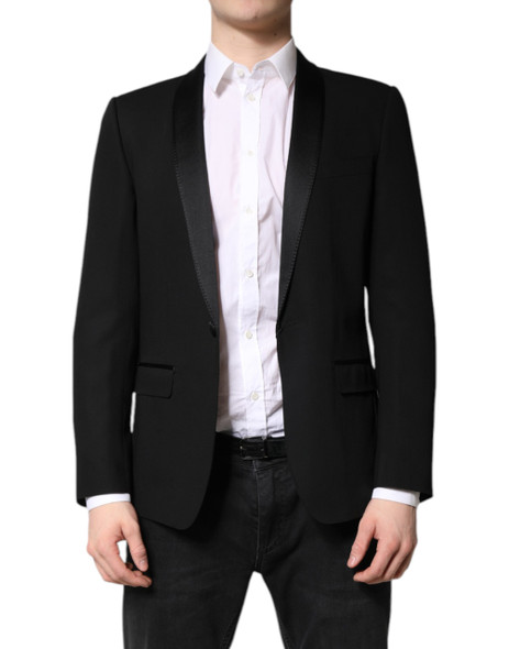 Black Single Breasted Men Coat MARTINI Blazer Black Single Breasted Men Coat MARTINI Blazer