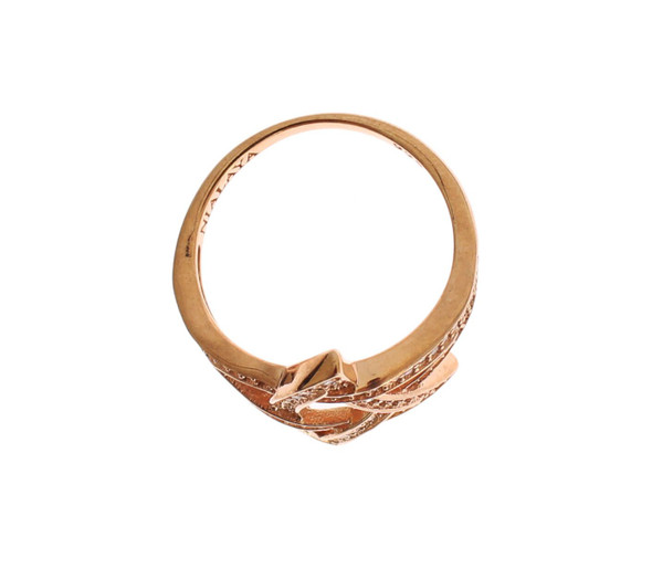 Womens Clear CZ Gold 925 Silver Ring Womens Clear CZ Gold 925 Silver Ring
