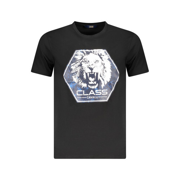 Black Cotton Men T-Shirt CA-36657 Black Cotton Men T-Shirt CA-36657