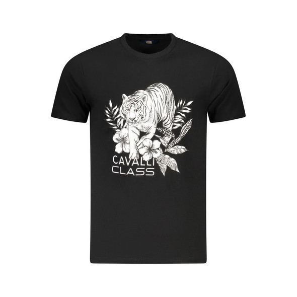 Black Cotton Men T-Shirt CA-36655 Black Cotton Men T-Shirt CA-36655