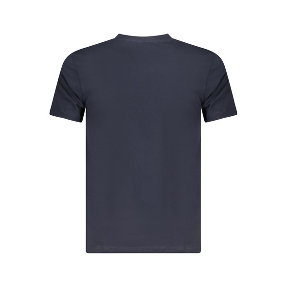 Cavalli Class Blue Cotton Men T-Shirt CA-36695 Cavalli Class Blue Cotton Men T-Shirt CA-36695